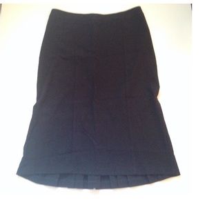 Black pencil skirt